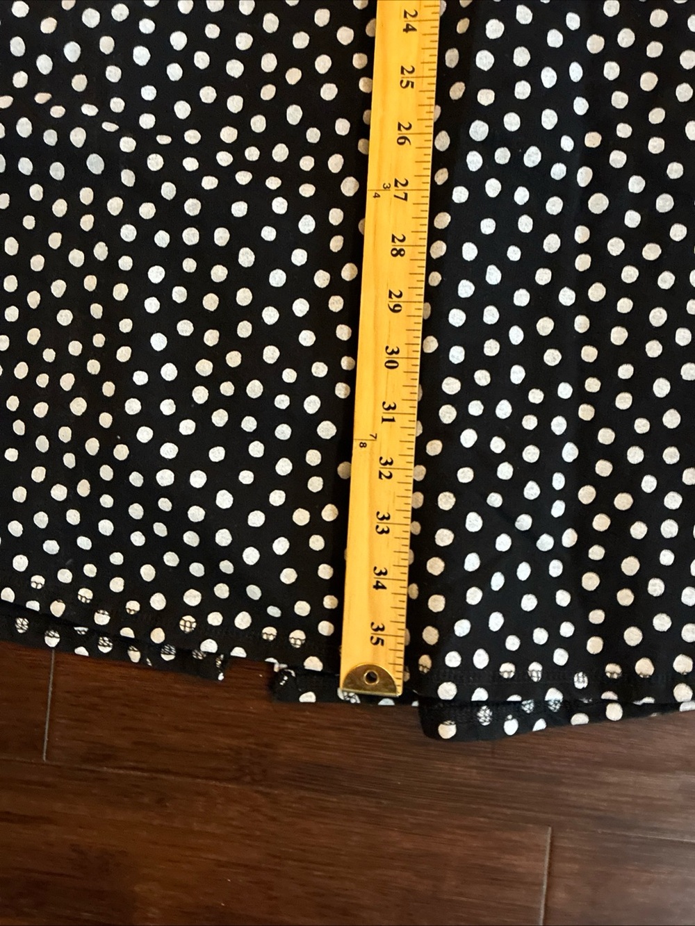 Dreams & Co. Plus 24W Black & White Polka Dot Short Sleeve Beach Cover Up Zip up - Picture 14 of 16